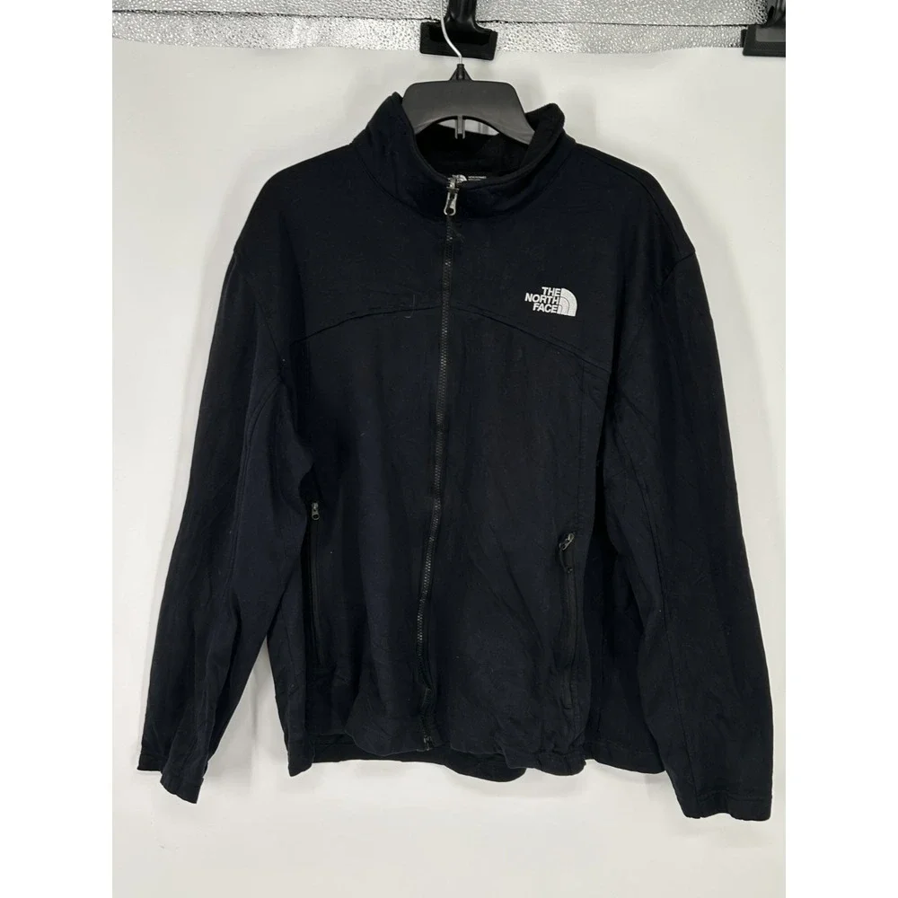 The North Face Jacket Men XL Zipper Pockets Lightweight Fleece Lined Full Zip Up